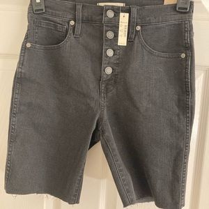 Madewell new with tags. Pants turned into shorts.